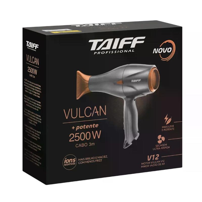 Secador de cabelo vulcan 2500w