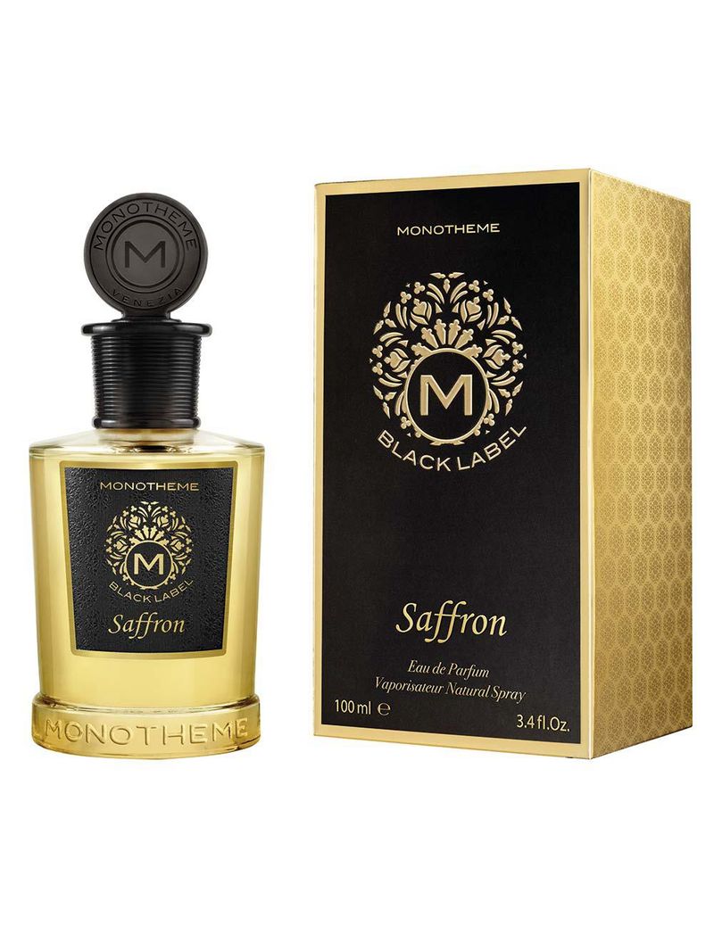 Black label saffron monotheme perfume unissex eau de parfum