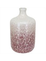 Vaso cerâmica 30x18x18cm rosa