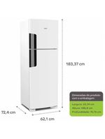 Refrigeador Consul Frost Free 386L Duplex CRM44ABBNA Branco 220V