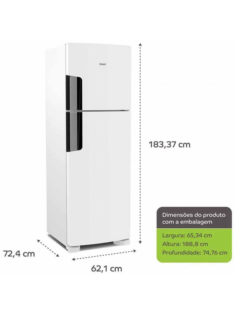 Refrigeador Consul Frost Free 386L Duplex CRM44ABBNA Branco 220V