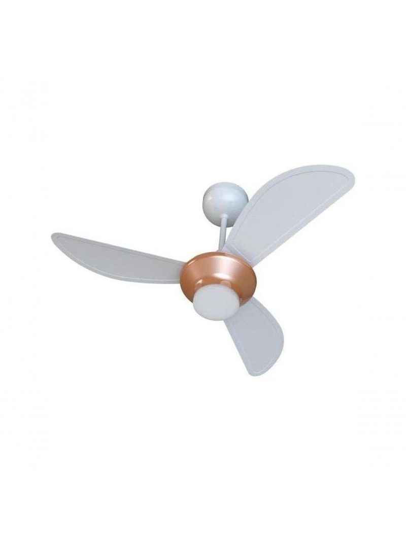 Ventilador De Teto Ventisol Mistral 3 Pás Branco/bronze Bivolt