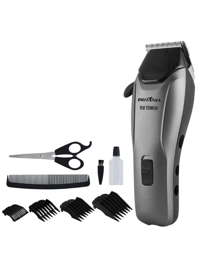 Máquina De Cortar Cabelo Bcr18t 18w Titanium 220V