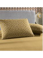 Jogo De Cama Solteiro King 2 Peças Altenburg Malha Fio Penteado Bits Amarelo