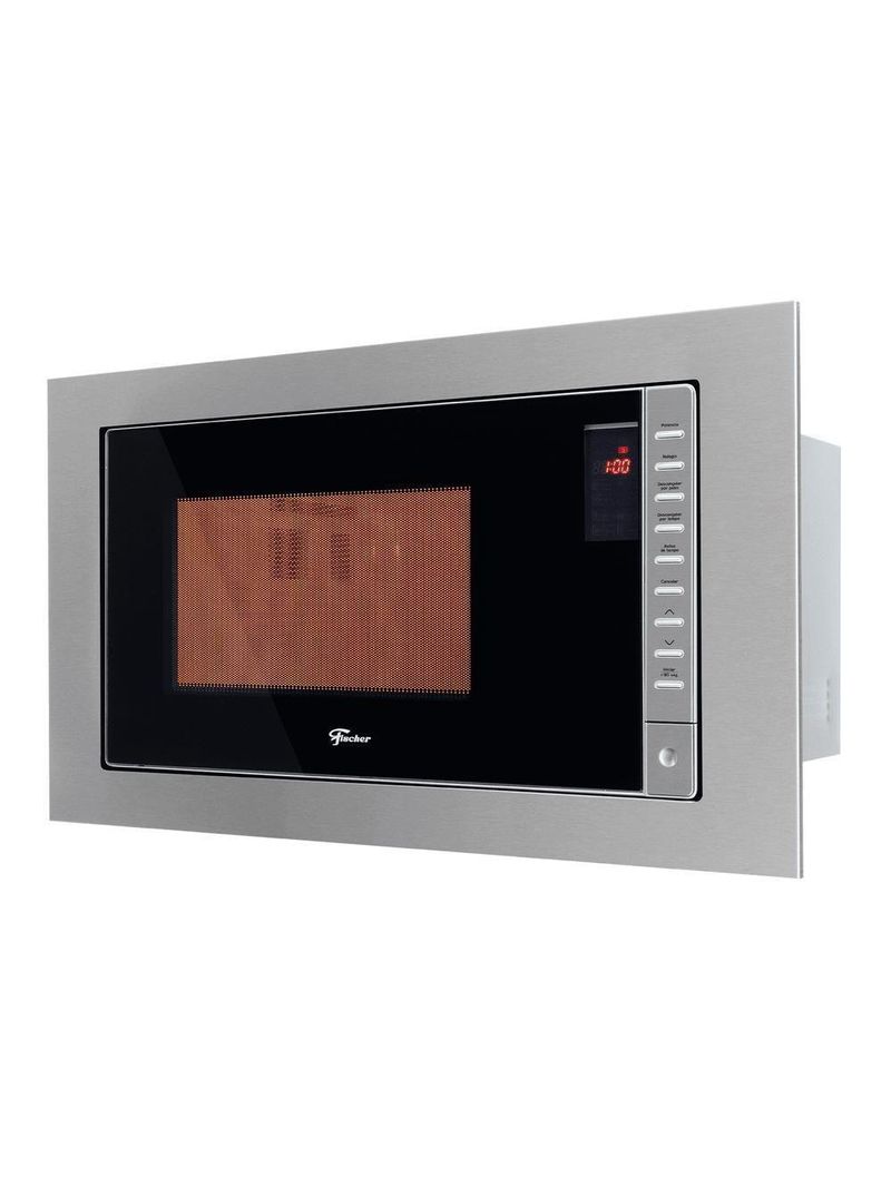 Micro-ondas de Embutir Fischer Fit Line 25 Litros com Função Descongelar Inox 34900-98441 127V