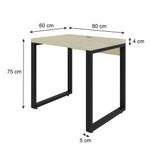 Mesa Operacional 80x60x75cm Yon - Ciliegio-estpreta Ciliegio-estpreta