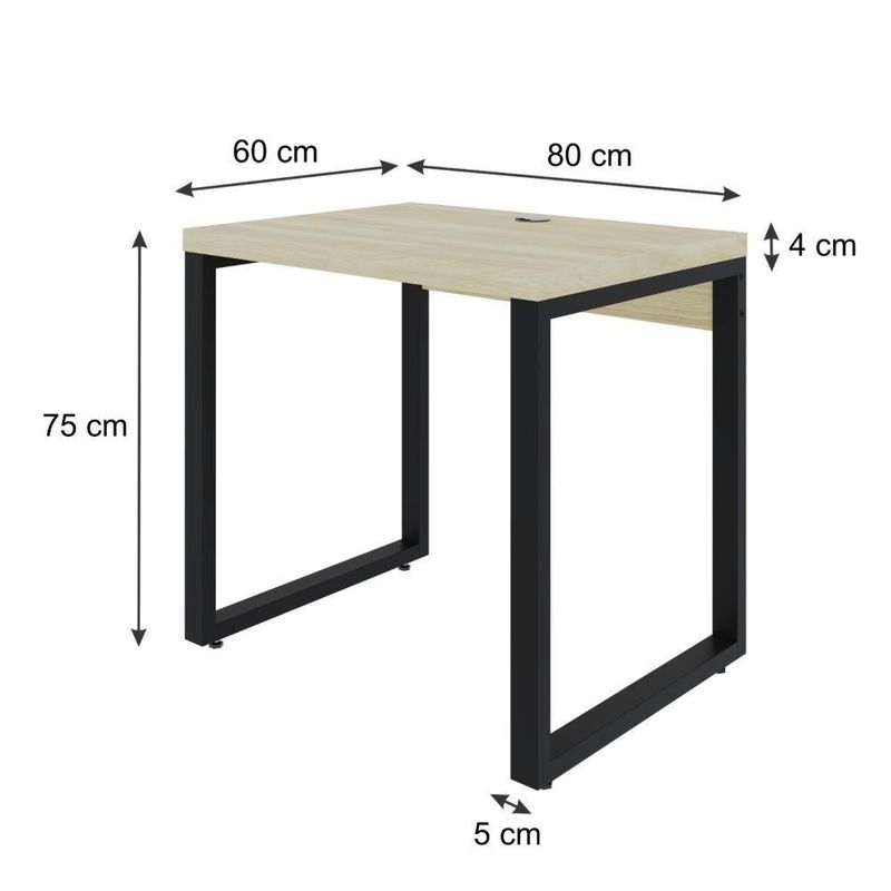 Mesa Operacional 80x60x75cm Yon - Ciliegio-estpreta Ciliegio-estpreta