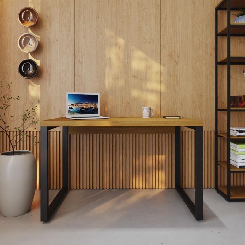 Mesa Operacional 120x70x75cm Yon - Acácia -estpreta Acácia -estpreta