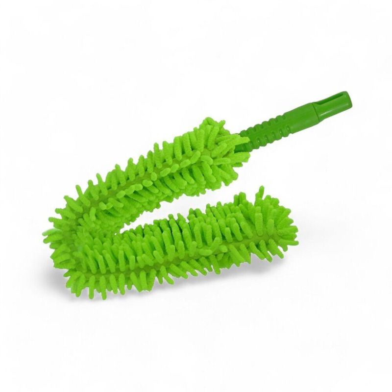 Espanador Eletrostático De Microfibra Verde Dobrável - Nobre