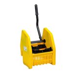 Carro Balde 35l Nobre – Amarelo Com Balde Vermelho, Divisor De água E Sistema Quebra-ondas