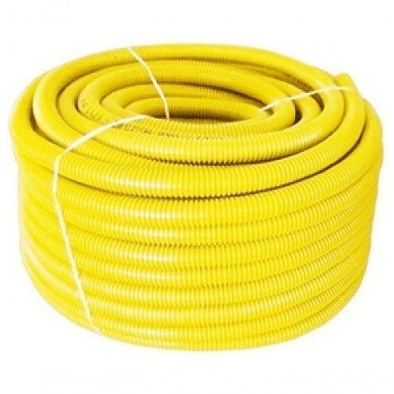 Eletroduto Corrugado Conduíte 3-4 50M para Instalações Elétricas Embutidas Amarelo Higipack