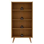 Cristaleira Vértice 2 Portas 3 Prateleiras MDF com Vidro Temperado Branco Laca