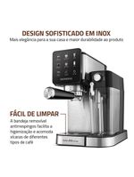 Cafeteira Espresso Automática Dolce Latte 20 Bar Mondial Preto/inox - CCL-01 110V