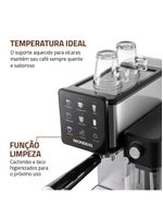 Cafeteira Espresso Automática Dolce Latte 20 Bar Mondial Preto/inox - CCL-01 110V