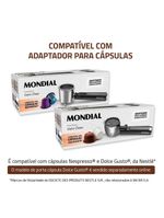 Cafeteira Espresso Automática Dolce Latte 20 Bar Mondial Preto/inox - CCL-01 110V