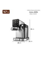 Cafeteira Espresso Automática Dolce Latte 20 Bar Mondial Preto/inox - CCL-01 110V