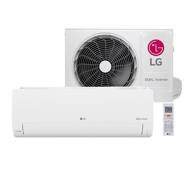 Ar Condicionado Split Hi Wall LG Dual Inverter 24000 BTUS Frio 220V S3-Q24K233C