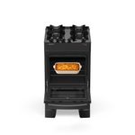 Fogão de Piso 4 Bocas a Gás Atlas Atenas Mesa de Vidro Automático Preto Bivolt