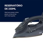 Ferro a Vapor Oster GCSTAC7002 1600W Base Aeroceramic Preto 110V