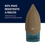 Ferro a Vapor Oster OGCSTDPA8002 Diamond Aeroceramic 2200W Base Cerâmica Preto 220V