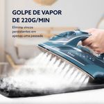 Ferro a Vapor Oster OGCSTDPA8002 Diamond Aeroceramic 2200W Base Cerâmica Preto 220V