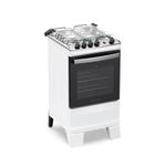 Fogão 4 Bocas Atlas Agile Up C/ Mesa Inox A Gás Bivolt