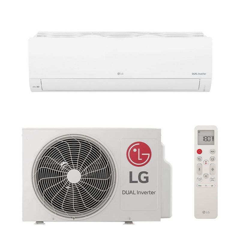Ar Condicionado Split LG DUAL Inverter AI Voice 12000 BTUs Frio 127V S3-Q12JA31Q