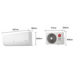 Ar Condicionado Split LG DUAL Inverter AI Voice 12000 BTUs Frio 127V S3-Q12JA31Q