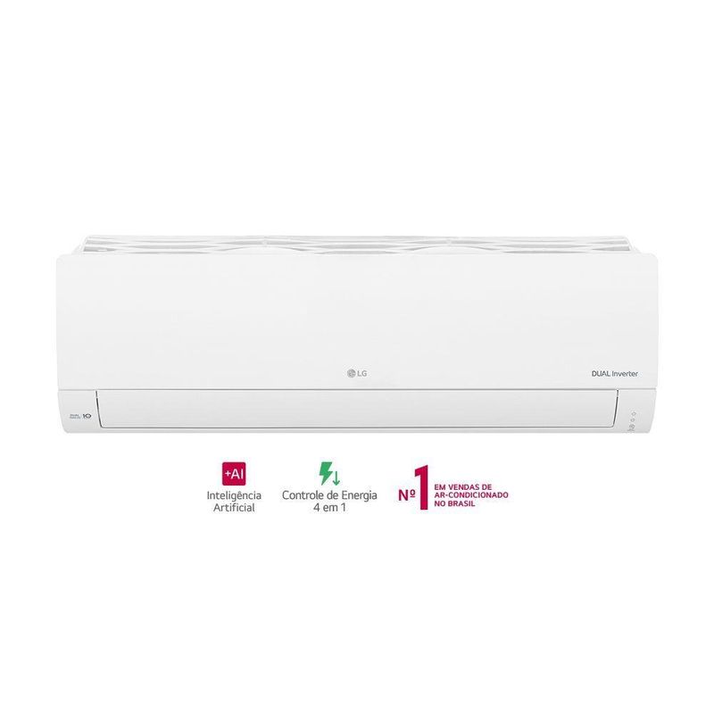 Ar Condicionado Split LG DUAL Inverter Compact +AI 12000 BTUs Quente e Frio 220V S3-W12JAQAL