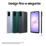 Smartphone Samsung Galaxy A07 128GB Tela 67" Preto