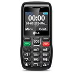 Celular LG G365 4G Dual Sim Tela 145 Preto com Bateria 950mAh e Estrutura Ergonômica