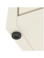 Conjunto De Escritório Tech 9 Livreiro E 10 Mesas 90cm - Via - Off White E Cedro Off White E Cedro