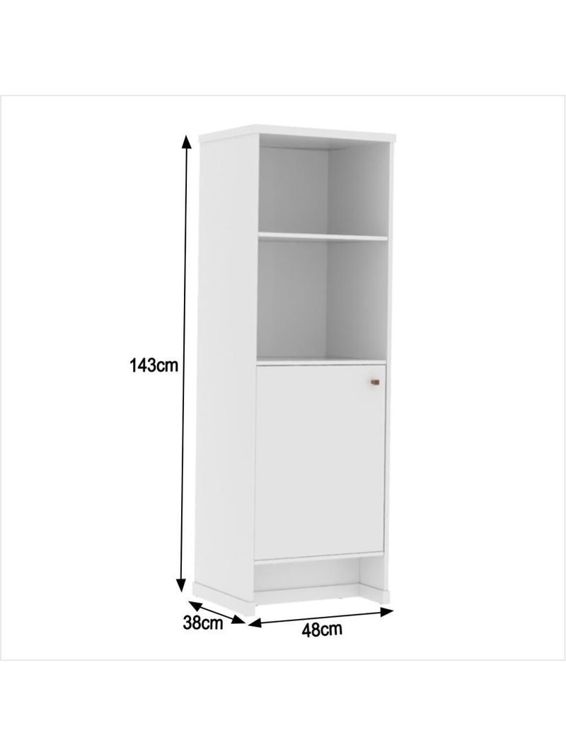 Conjunto Escritório Office Escrivaninha Balcões Gaveteiro Ve - Branco Branco