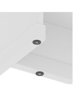 Conjunto Escritório Office Escrivaninha Balcões Gaveteiro Ve - Branco Branco