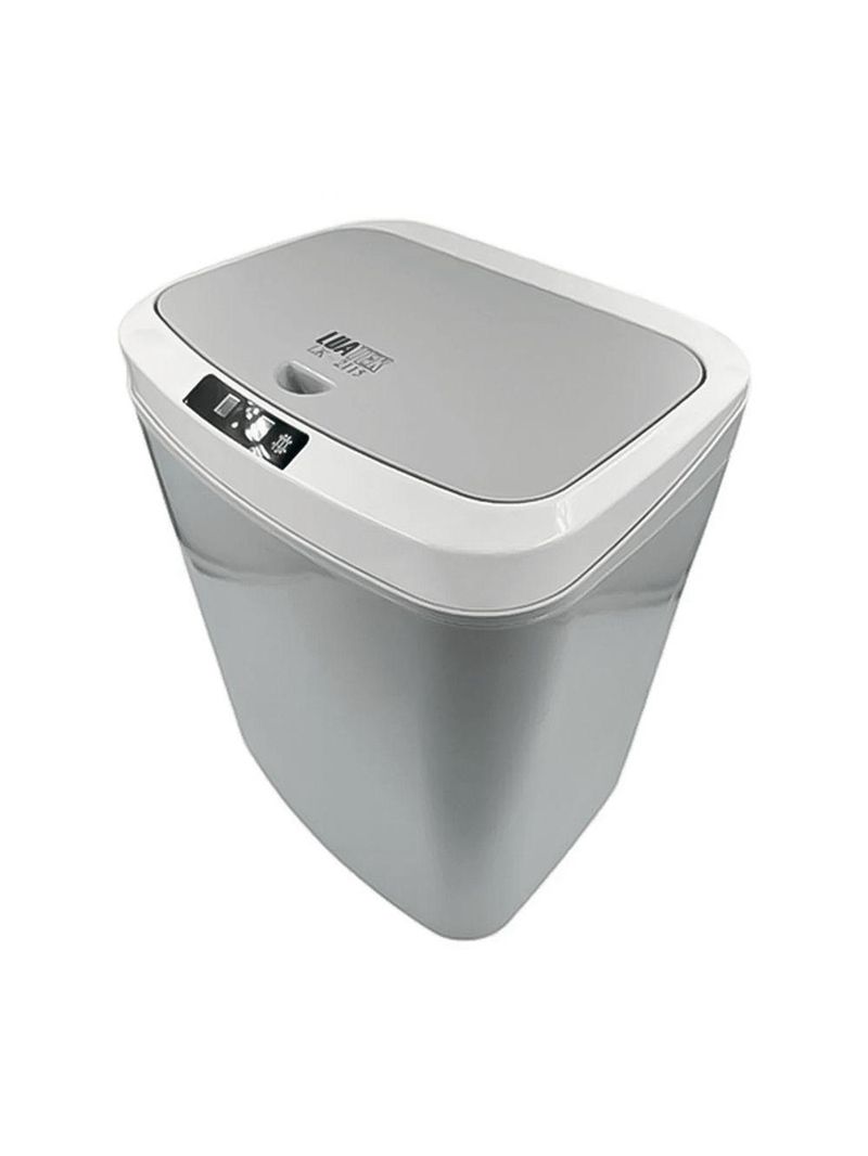 Lixeira Automática Com Sensor 15l Para Cozinha Banheiro