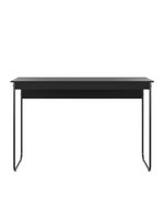 Mesa De Estudos Escrivaninha Home Office Industrial Criare Quarto Escritório Bancada Simples Preto
