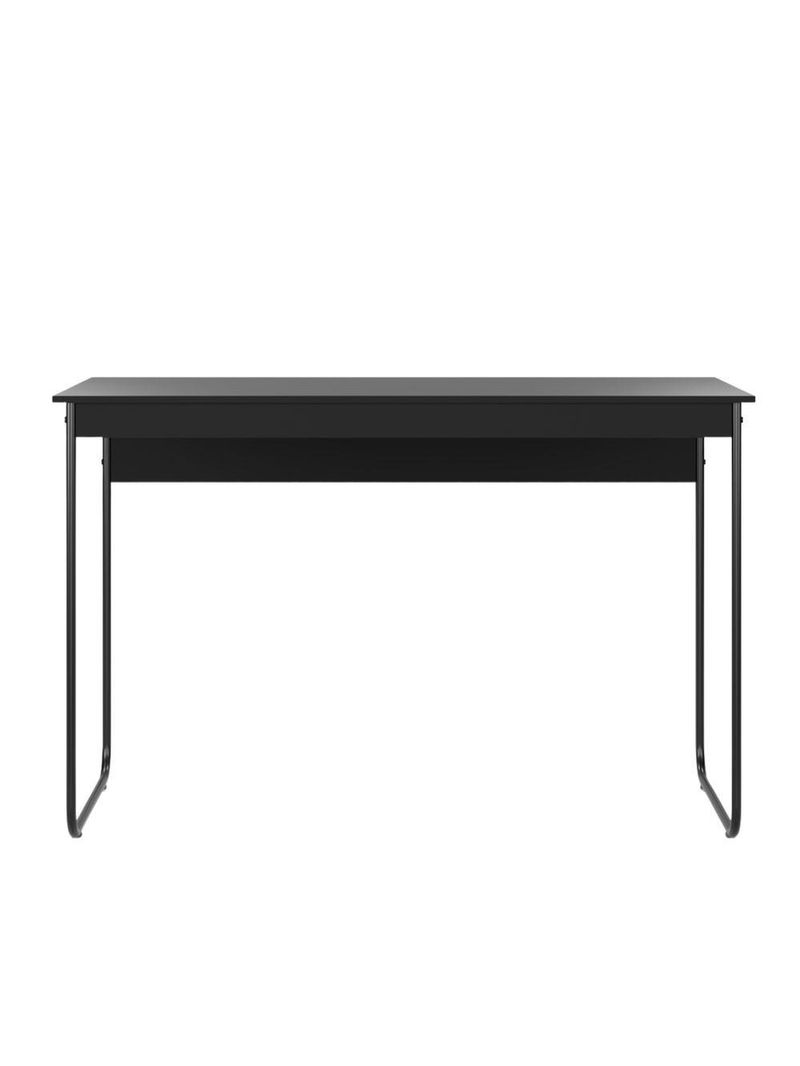 Mesa De Estudos Escrivaninha Home Office Industrial Criare Quarto Escritório Bancada Simples Preto