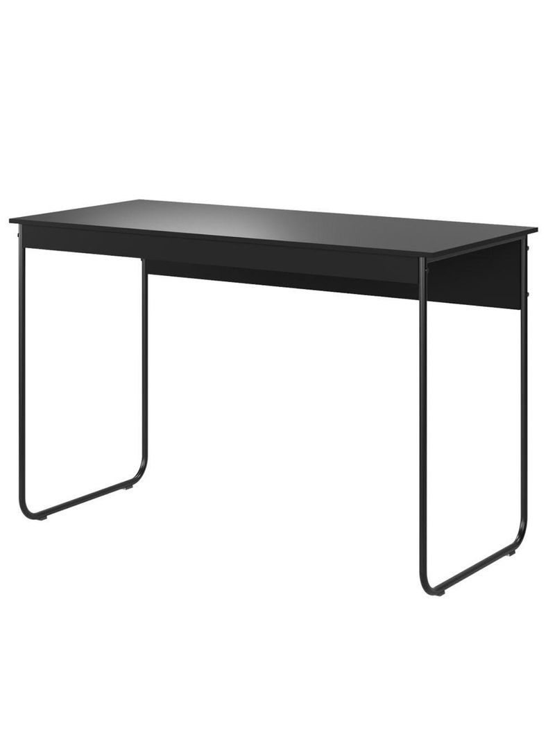 Mesa De Estudos Escrivaninha Home Office Industrial Criare Quarto Escritório Bancada Simples Preto
