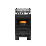Fogão 4 Bocas Atlas Mônaco Top Mesa De Inox A Gás Preto Bivolt