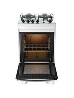 Fogão 4 Bocas Branco Com Mesa Inox Dako Supreme Bivolt