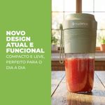 Blender Portátil sem Fio Agitaê BLD810 Bivolt USB-C para Smoothies e Sucos no Dia a Dia Cadence