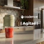 Blender Portátil sem Fio Agitaê BLD810 Bivolt USB-C para Smoothies e Sucos no Dia a Dia Cadence
