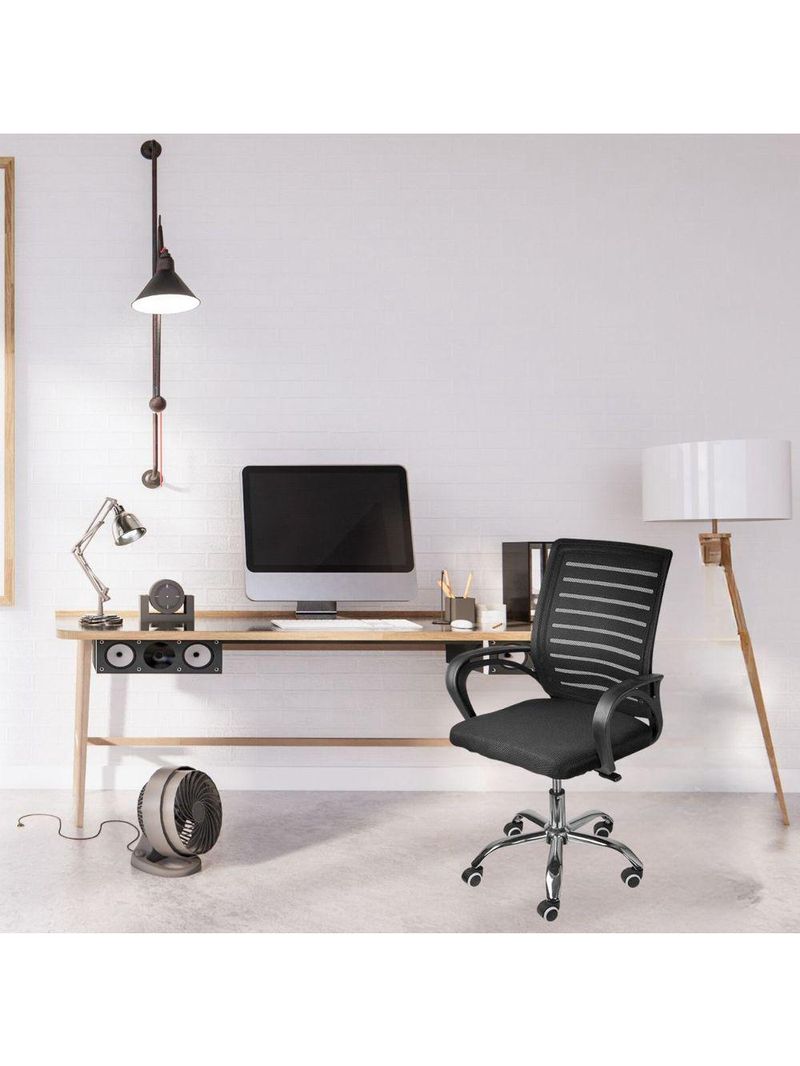 Kit 2 Cadeiras De Escritório Secretaria Diretor Roma Ergonômica