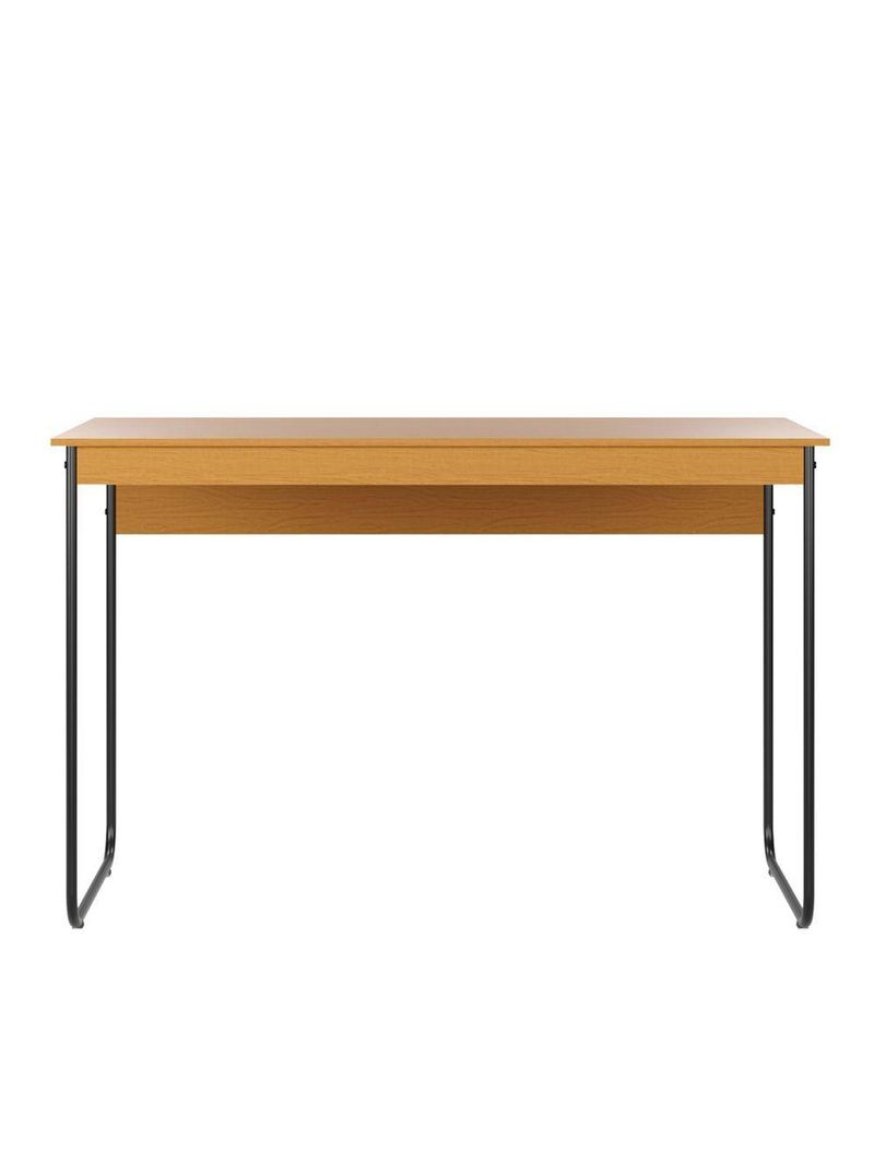 Mesa De Estudos Escrivaninha Home Office Industrial Criare Quarto Escritório Bancada Simples Nature