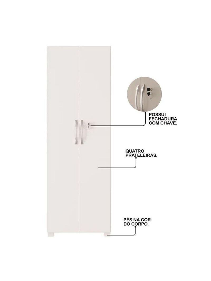 Conjunto De Armário Para Escritório 2 Ar Branco