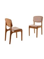 Conjunto Mesa Noronha Com Vidro E 8 Cadeiras Off White