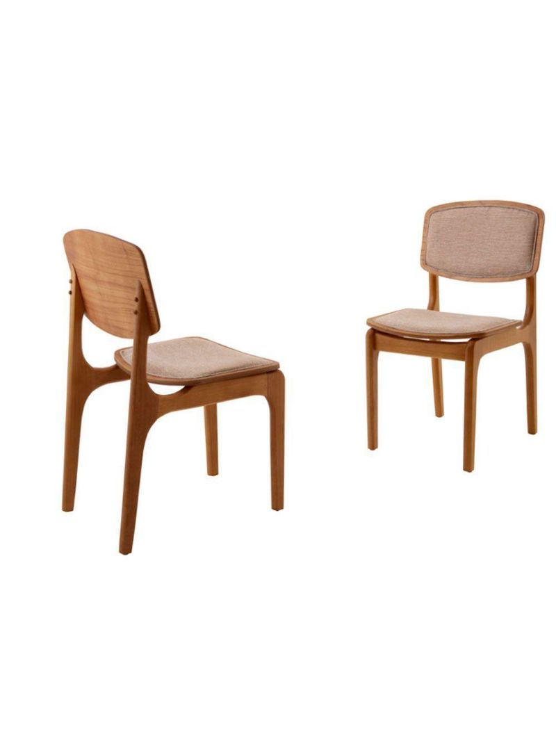 Conjunto Mesa Noronha Com Vidro E 8 Cadeiras Off White