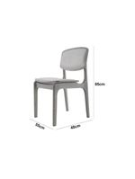Conjunto Mesa Noronha Com Vidro E 8 Cadeiras Off White