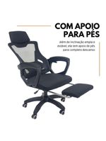 Cadeira De Escritório Presidente Executiva Oficial  Preto