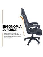 Cadeira De Escritório Presidente Executiva Oficial  Preto